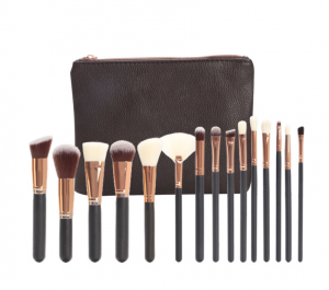 Super Beauty | מוצרי איפור וטיפוח מברשות איפור 15tlg. Make up Pinsel Makeup Bürsten Set Schönheit Gesicht Werkzeug Kit Tasche