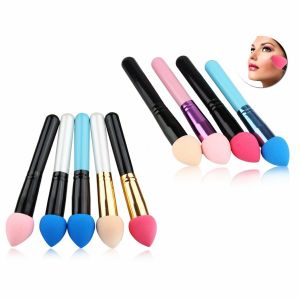 Super Beauty | מוצרי איפור וטיפוח מברשות איפור 1Pc Makeup Sponge Blender Blending Powder Smooth Puff Flawless Beauty Foundation