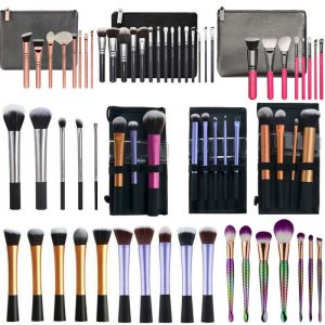 Super Beauty | מוצרי איפור וטיפוח מברשות איפור Real Techniques Makeup Cosmetic Brushes Sponge Powder Foundation  Lip Brush Tool