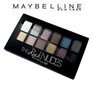 Super Beauty | מוצרי איפור וטיפוח איפור    [MAYBELLINE] The ROCK Nudes Eye Shadow Palette 12 Colors 13 Looks 1 Palette NEW
