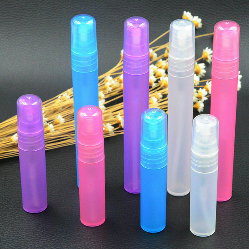 Super Beauty | מוצרי איפור וטיפוח איפור 10 Pcs 5/10ml Empty Plastic Perfume Atomizer Spray Bottle Mini Travel Refillable